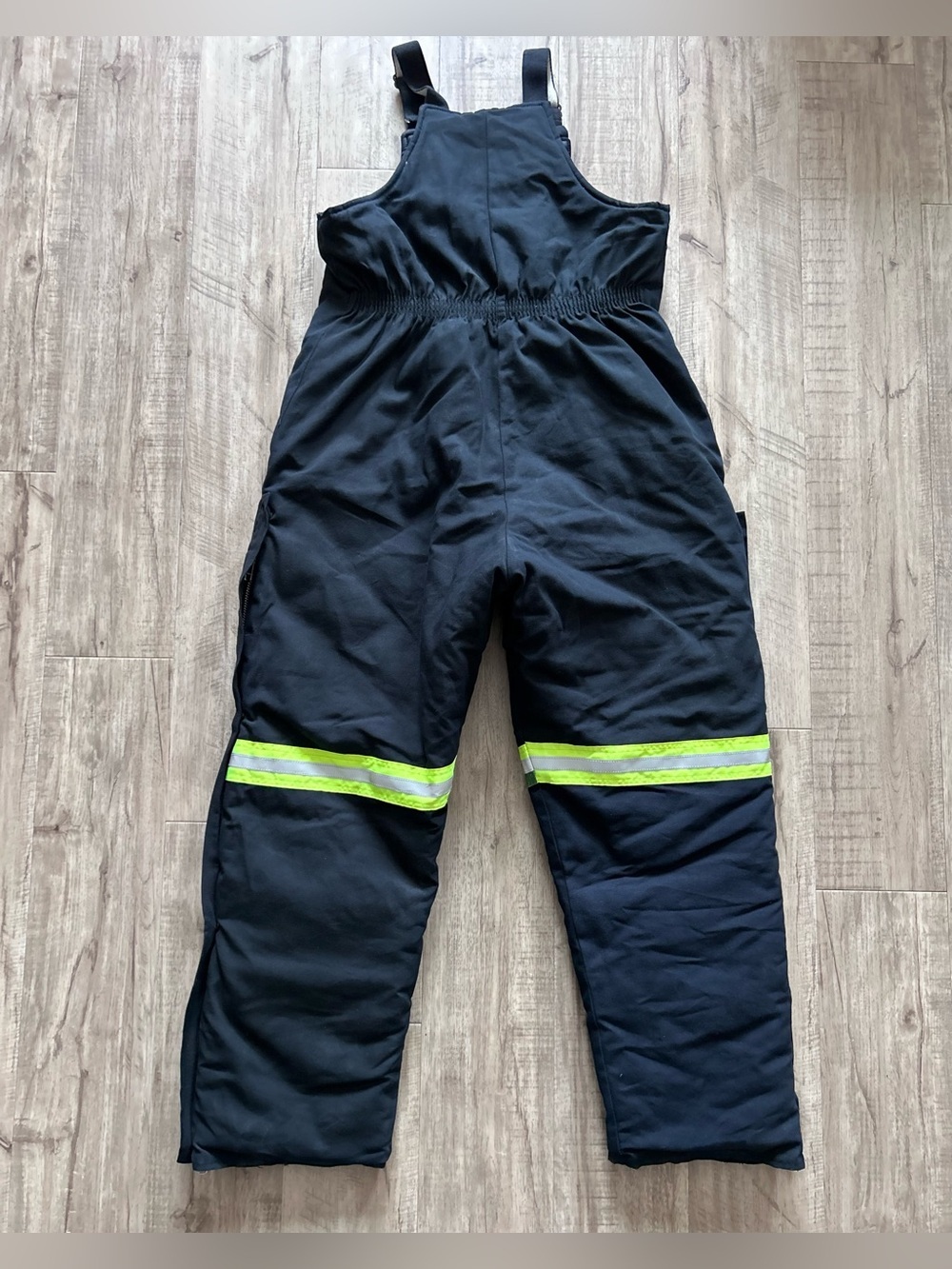 Big Bill XL tall Black Insulated Bib Overalls High-Vis reflective heavyweight - Picture 3 of 11